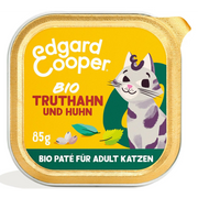 Edgard & Cooper Senior Huhn und Truthahn mit Blaubeeren, Nassfutter für Katzen (16x85g)