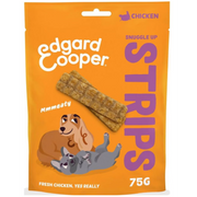 Edgard & Cooper Snuggle up Strips Huhn, Snacks für Hunde (75g)