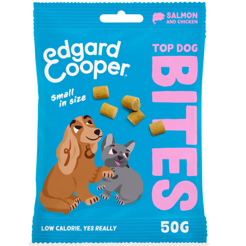 Edgard & Cooper Top Dog Bites Lachs & Huhn small (50g)