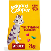 Edgard & Cooper Trockenfutter Katzen, Truthahn & Huhn mit Cranberrys (2kg)