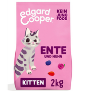 Edgard & Cooper Trockenfutter Kitten, Ente & Huhn mit Blaubeeren (2kg)