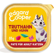 Edgard & Cooper Truthahn und Huhn mit Cranberrys, Nassfutter für Katzen (16x85g)