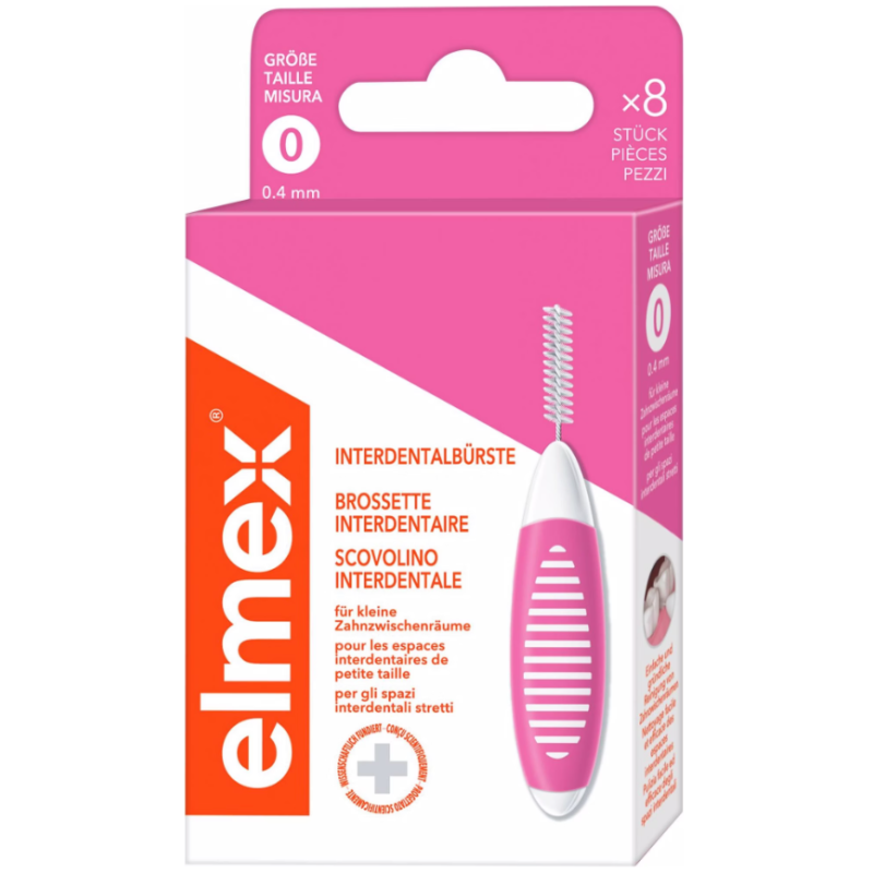 Elmex Interdentalbürsten pink, 0.4mm (8 Stk)