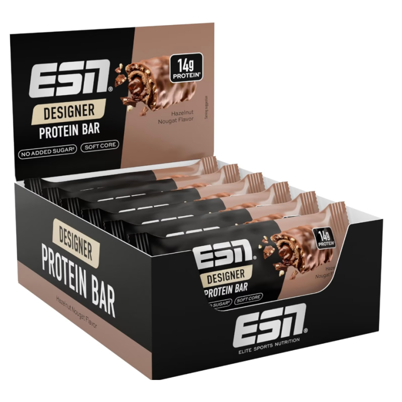 ESN Designer Protein Bar Hazelnut & Nougat (12x45g)