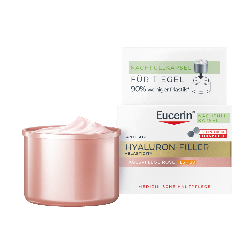 Eucerin Hyaluron-Filler + Elasticity Tagespflege Rosé LSF 30 Nachfüllung (50ml)