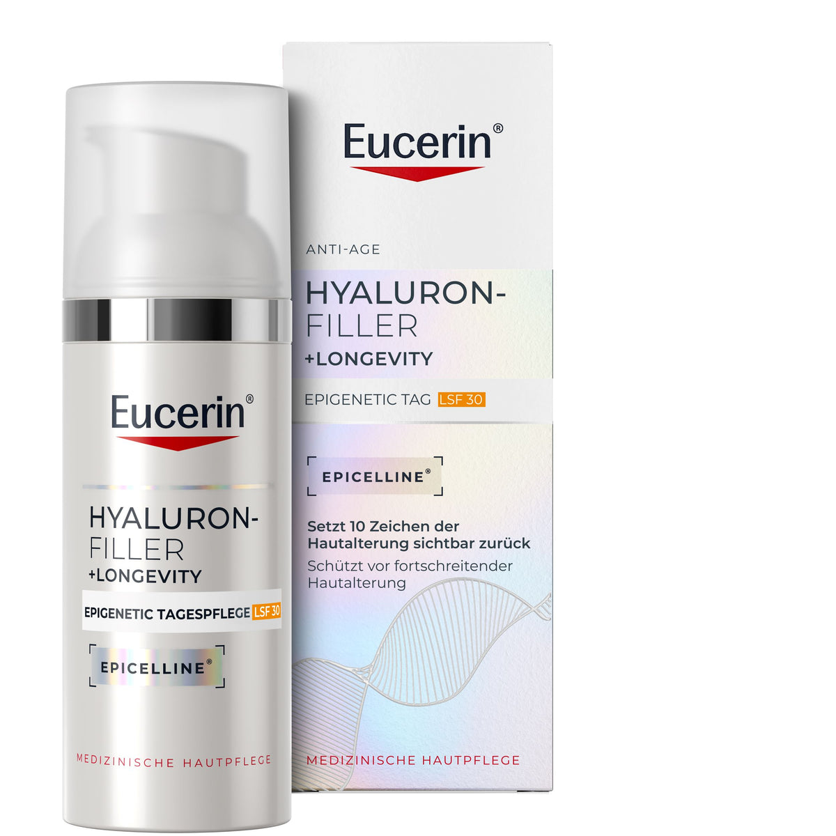 Eucerin Hyaluron-Filler + Longevity Epigenetic Tagespflege LSF 30 (50ml)