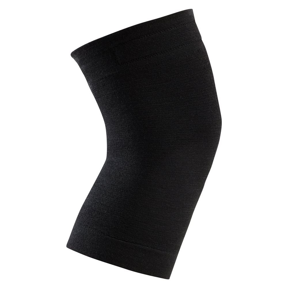 Eusana Pure Knie- und Ellbogenwärmer anatomisch mit Silikon Schwarz XS (1 Stk)