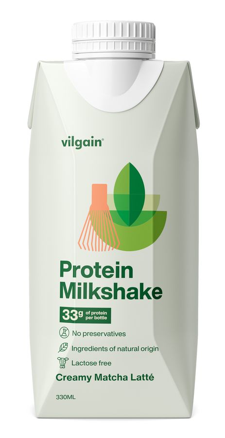 Vilgain Protein Milkshake Cremiges Matcha-Latte