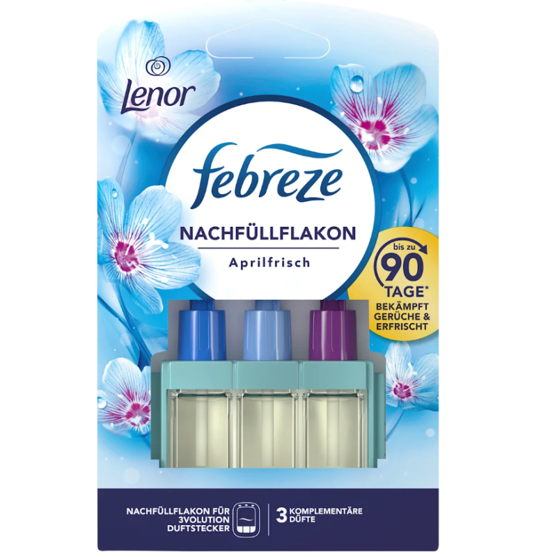 Febreze 3Volution Duftstecker Nachfüllflakon Lenor Aprilfrisch (20ml)