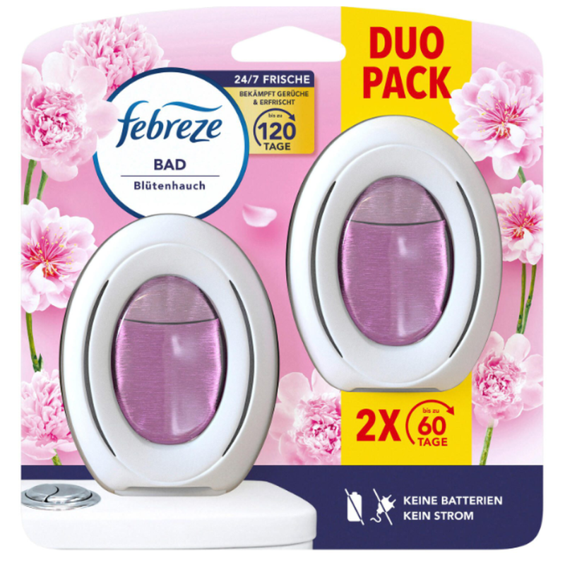 Febreze Bad Lufterfrischer Blütenhauch Duo (2x8ml)