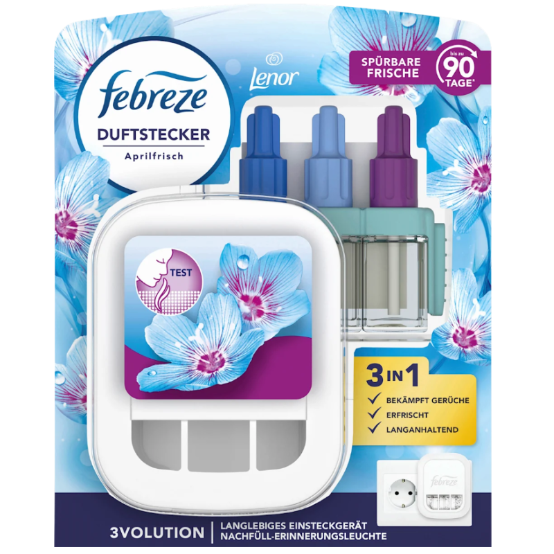 Febreze Duftstecker 3Volution Starterset Aprilfrisch (20ml)