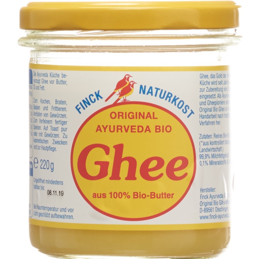 FINCK NATURKOST Original Ayurveda Ghee Bio (480g)
