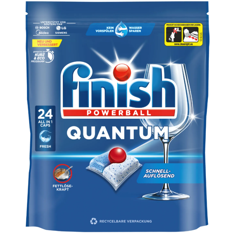 finish Quantum All in 1 Caps Citrus (24 Stk)