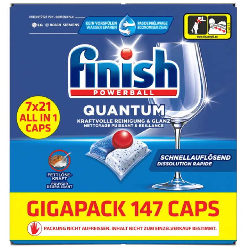 finish Quantum Spülmaschinen-Tabs (147 Stk)