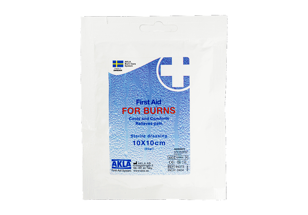 For Burns Sterile Dressing with Gel 10cm x 10cm (1 pc)