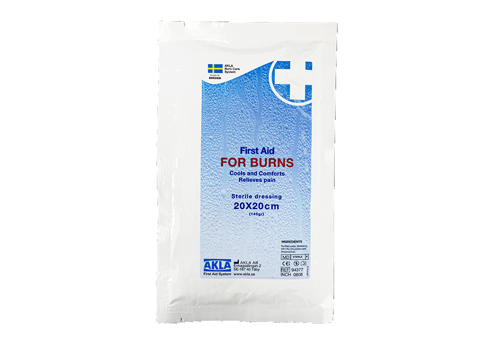 For Burns Sterile Dressing with Gel 20cm x 20cm (1 pc)