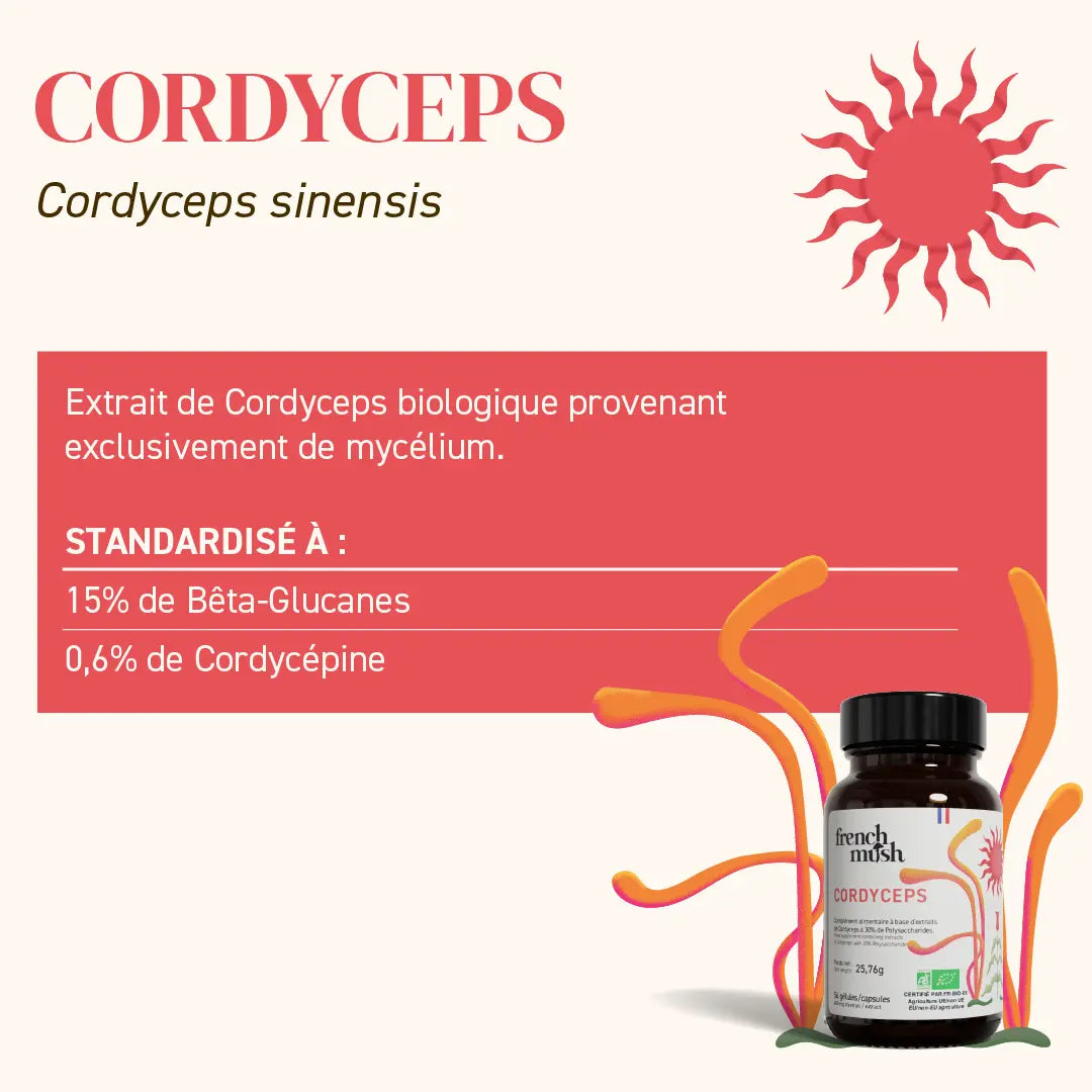 French Mush Cordyceps Kapseln (56 Stk)