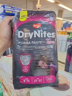 Huggies DryNites Night Pants Girl L 8-15 Years (13 pcs)