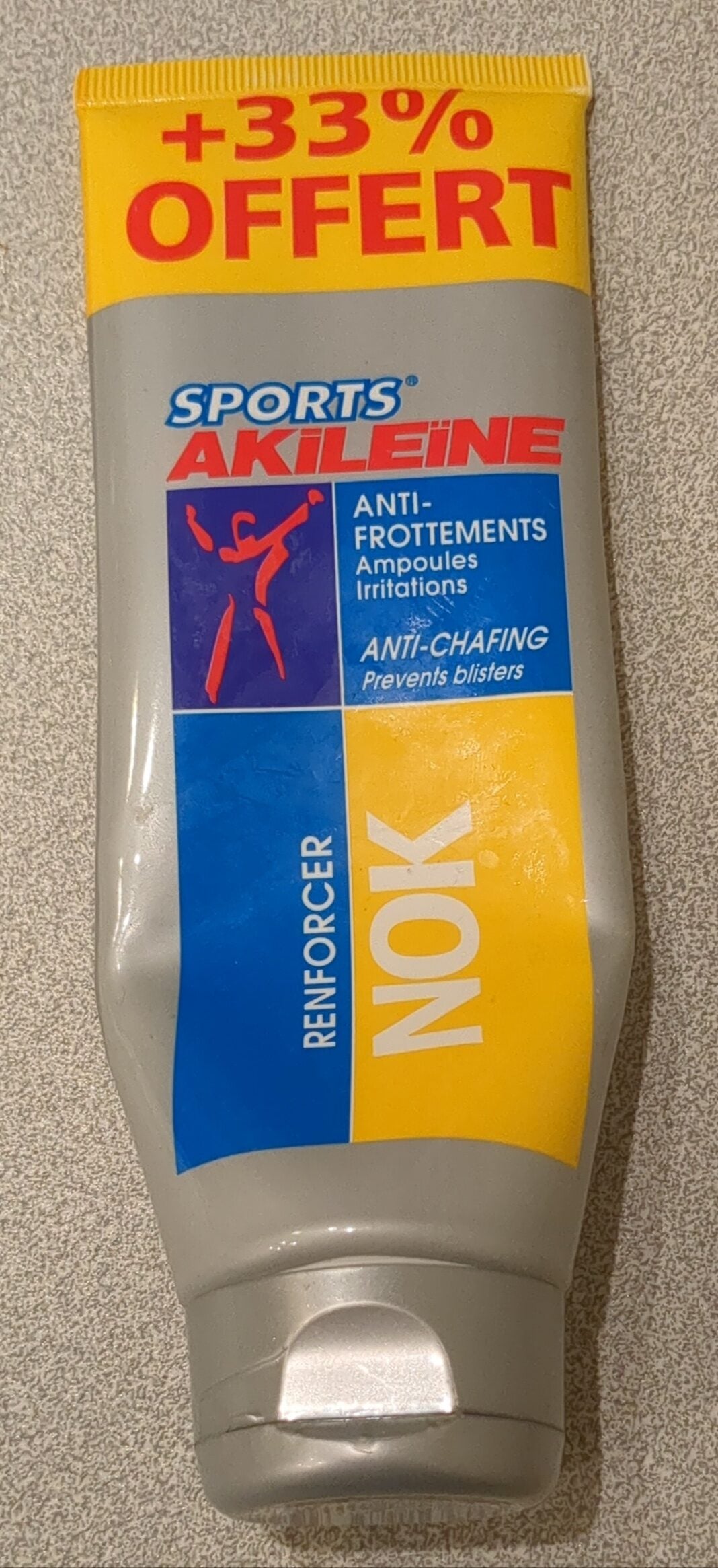 SPORTS AKILEÏNE NOK Anti-Friction Cream +33% (100ml)