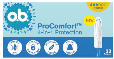 o.b. Tampons ProComfort Normal Carton (32 pcs)