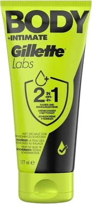 Gillette Labs Body+Intim Reinigungs- und Rasiercreme (177ml)