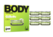 Gillette Labs Body+Intim Systemklingen (6 Stk)