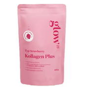 Glow25 Collagen Plus Typ Strawberry mit Vitamin C, Zink und Biotin (450g)