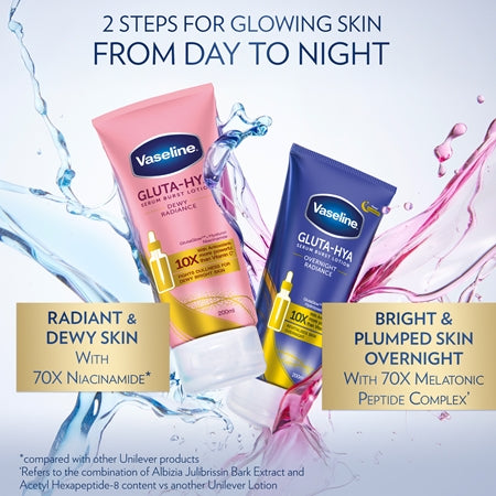 Vaseline Gluta-Hya Body Serum Dewy Radiance (200ml)