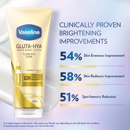 Vaseline Gluta-Hya Body Serum Flawless Tone (200ml)