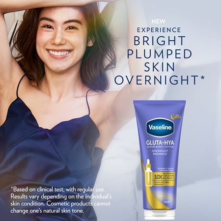 Vaseline Gluta-Hya Body Serum Overnight Radiance (200ml)