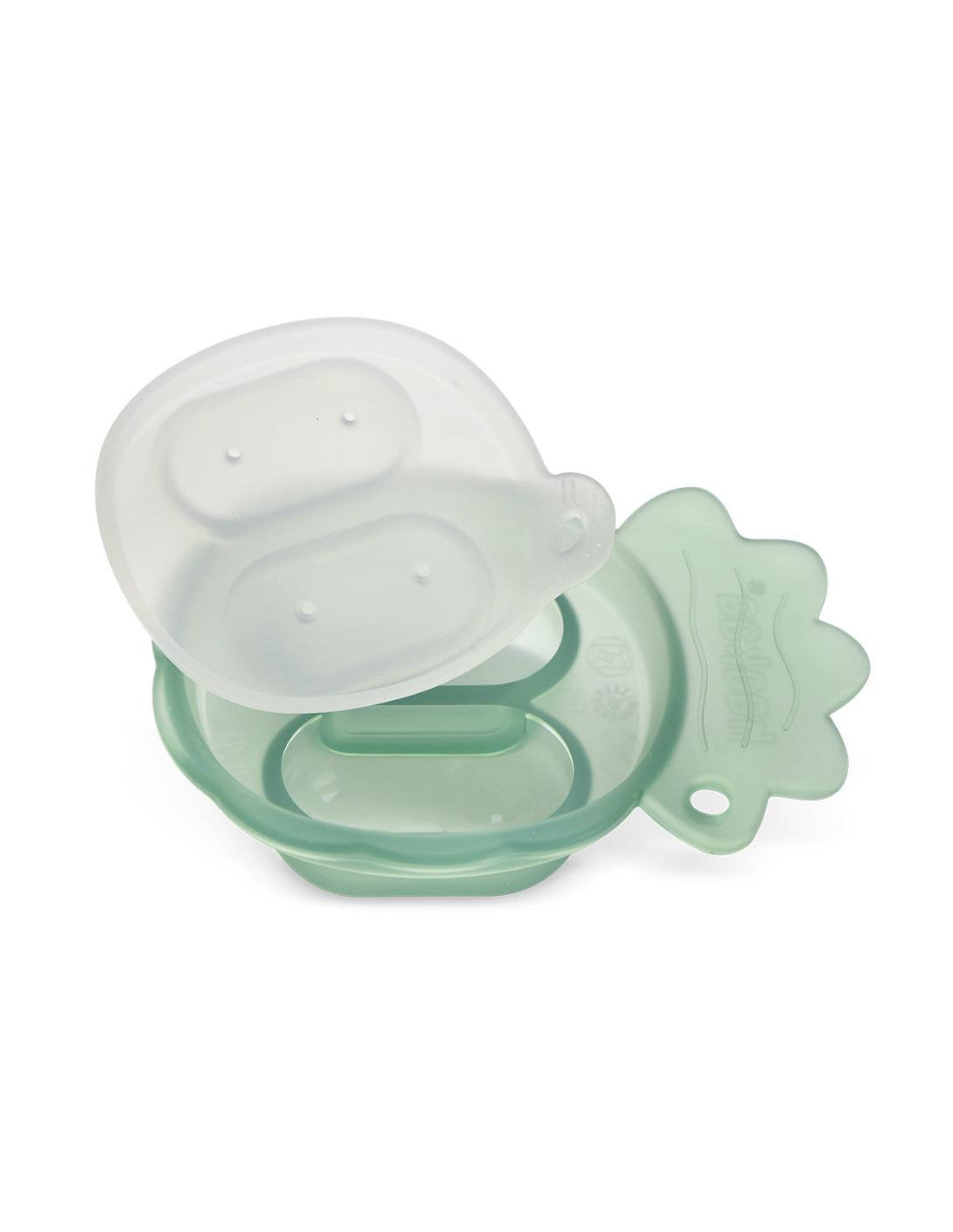 haakaa Freeze-N-Feed Fruchtsauger und Eiswürfelform Set Mini oliv (2 Stk)