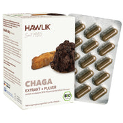 HAWLIK Chaga Extrakt und Pulver Kapseln Bio (120 Stk)