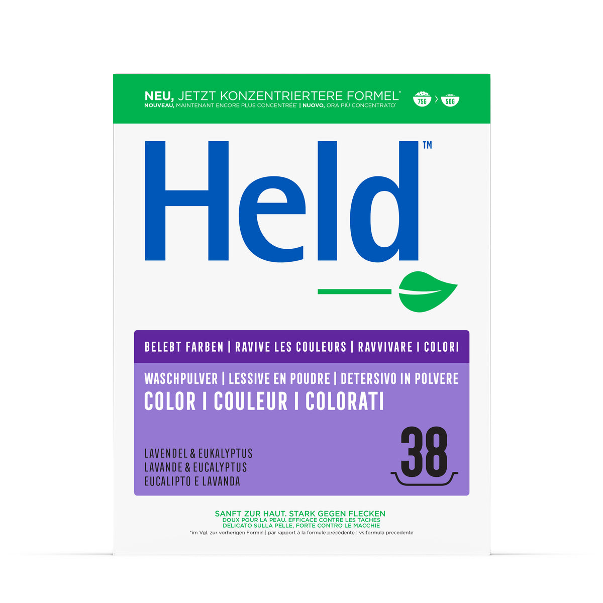 Held Waschmittelpulver Color (1.9kg)