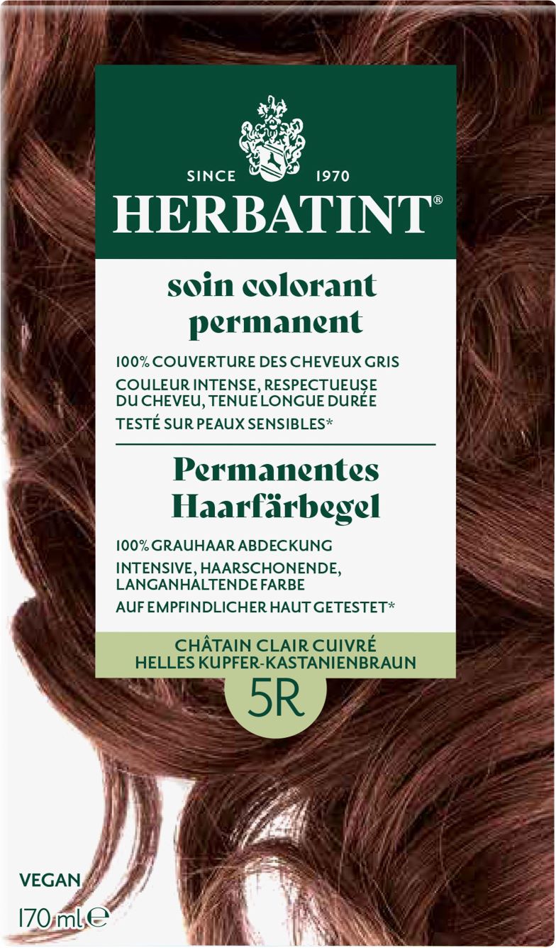 HERBATINT Haarfärbegel 5R Hell Kupferkastanie (170ml)