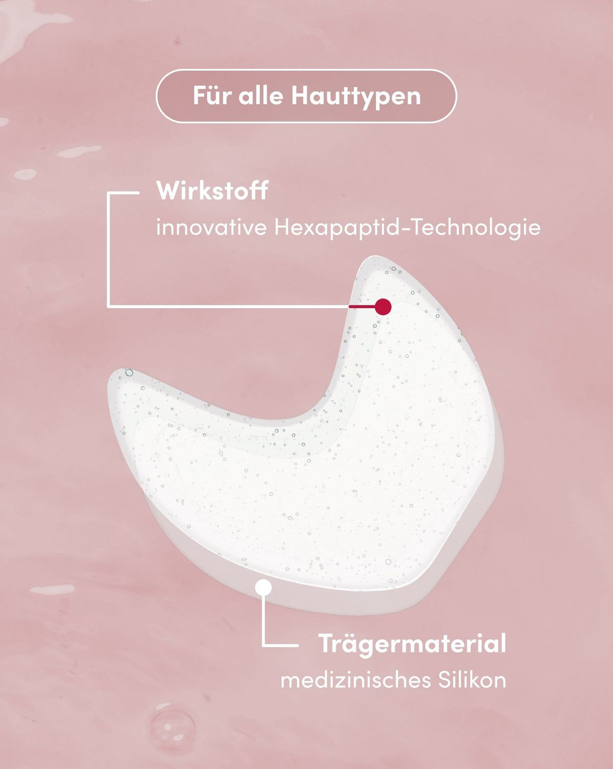 APRICOT Augen- und Schläfen-Pads Hex Tec wiederverwendbar adore (2 Stk)