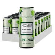 HOMIE Wake Up Synbiotic Energy Drink Lime & Mint (24x330ml)
