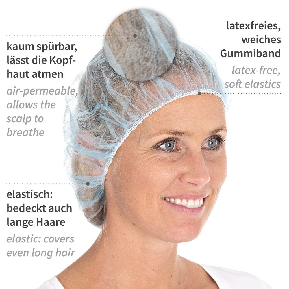 Hygonorm Beret Cap Bettina Light PP blue ø53cm (1000 pcs)
