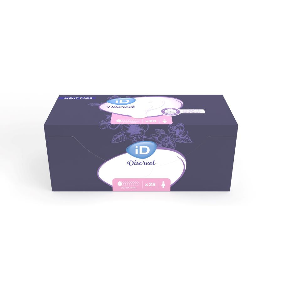 iD Discreet Light Ultra Mini Inkontinenzeinlagen 19 x 7,5cm (28 Stk)