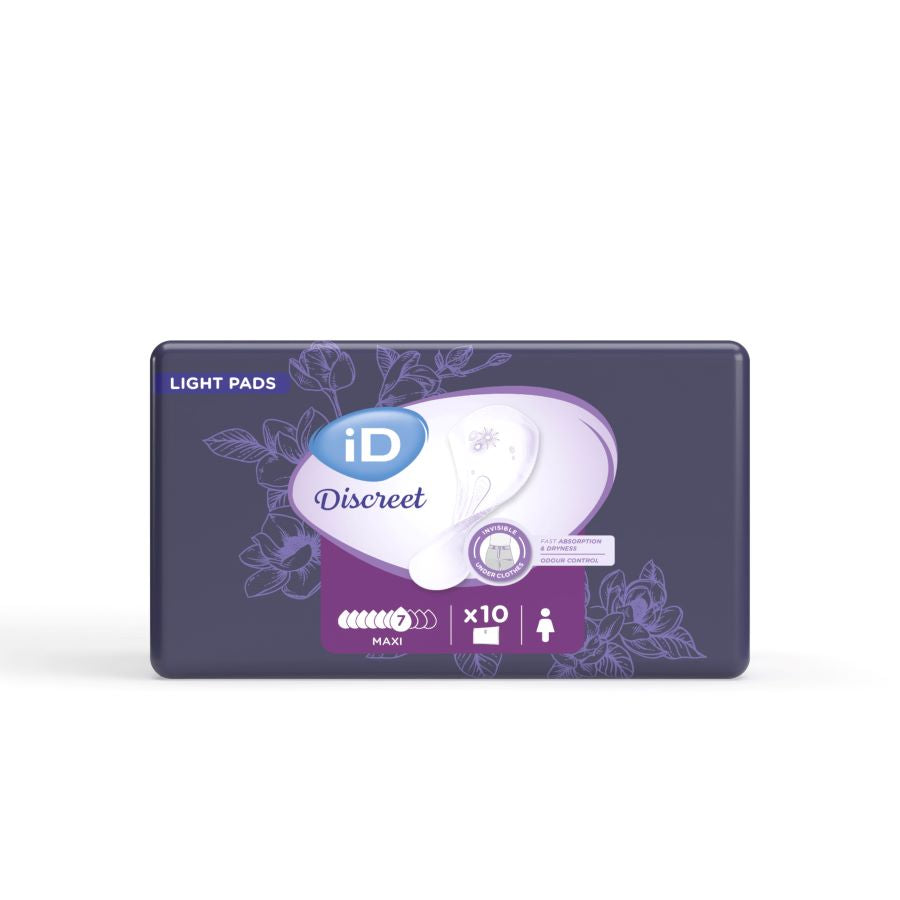 iD Discreet Light Maxi Inkontinenzeinlagen 37 x 11,5cm (10 Stk)