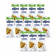 12 Packungen alpro Soja-Kochcreme Cooking à 1 Liter in 4–5–3-Anordnung ohne Mengenplakette