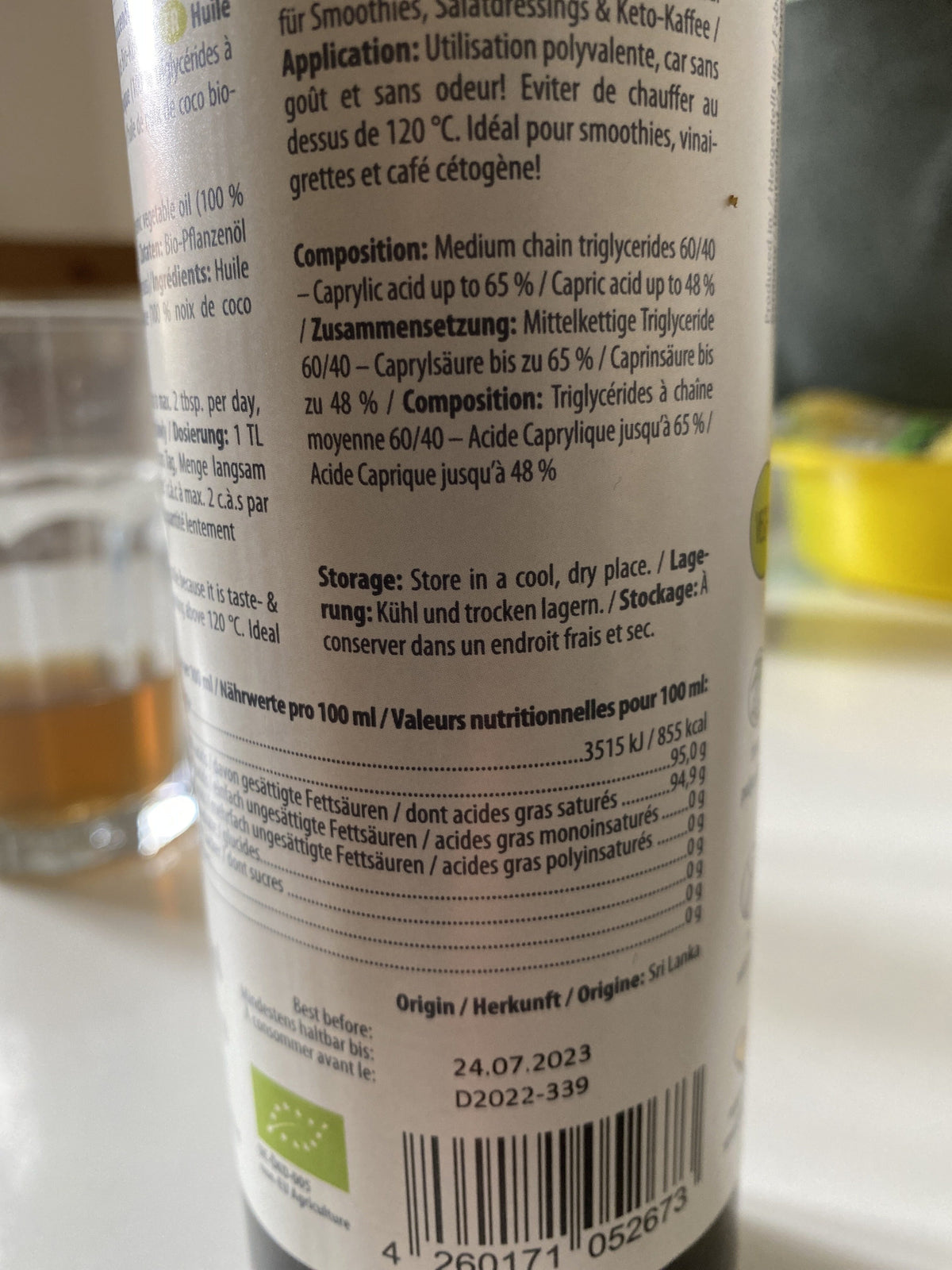 kulau MCT-Öl aus Kokosöl Bio (500ml)