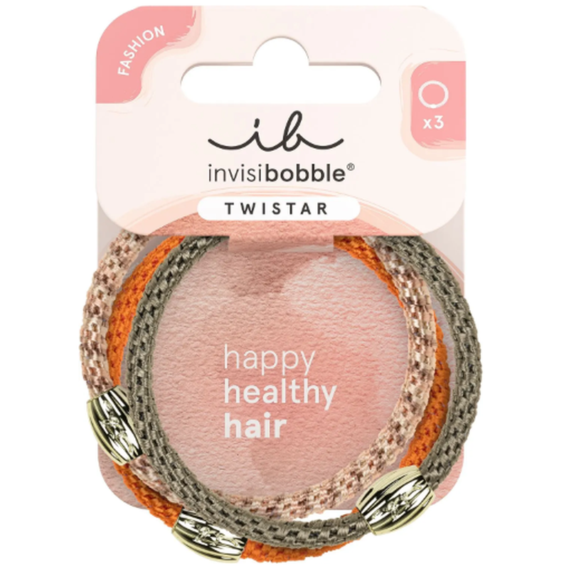 Invisibobble Twistar Orange Affair Haargummis, mehrfarbig (3 Stk)