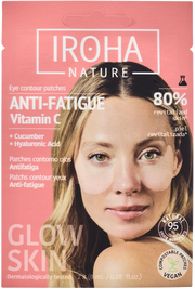 IROHA Nature Anti-Fatigue & Illuminating Augenpads mit Vitamin C (2 x 8ml)