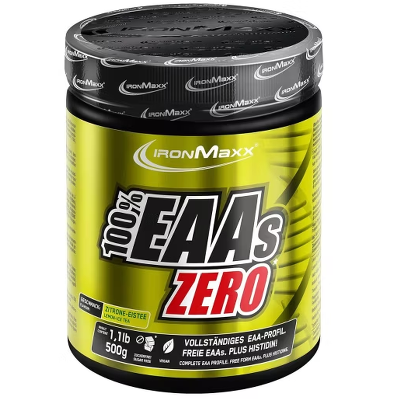 IronMaxx 100% EAAs Zero Lemon Ice Tea (500g)