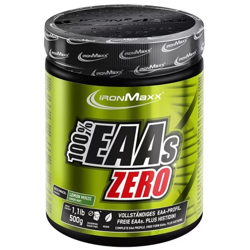 IronMaxx 100% EAAs Zero Lemon-Mint (500g)