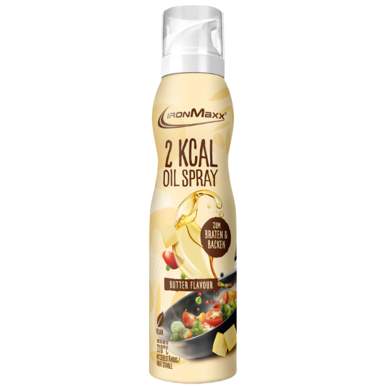 IronMaxx 2kcal Cooking Oil Spray, Butteraroma (200ml)