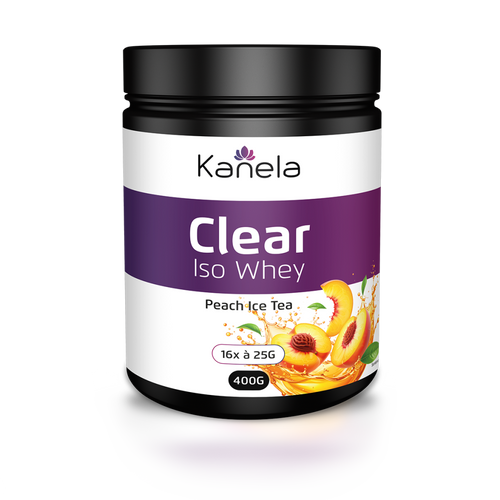 Kanela Clear Iso Whey thé glacé-pêche (400g)