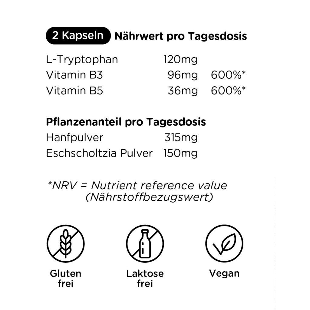Kanela Hanf & Schlafzauber Kapseln (100 Stk)
