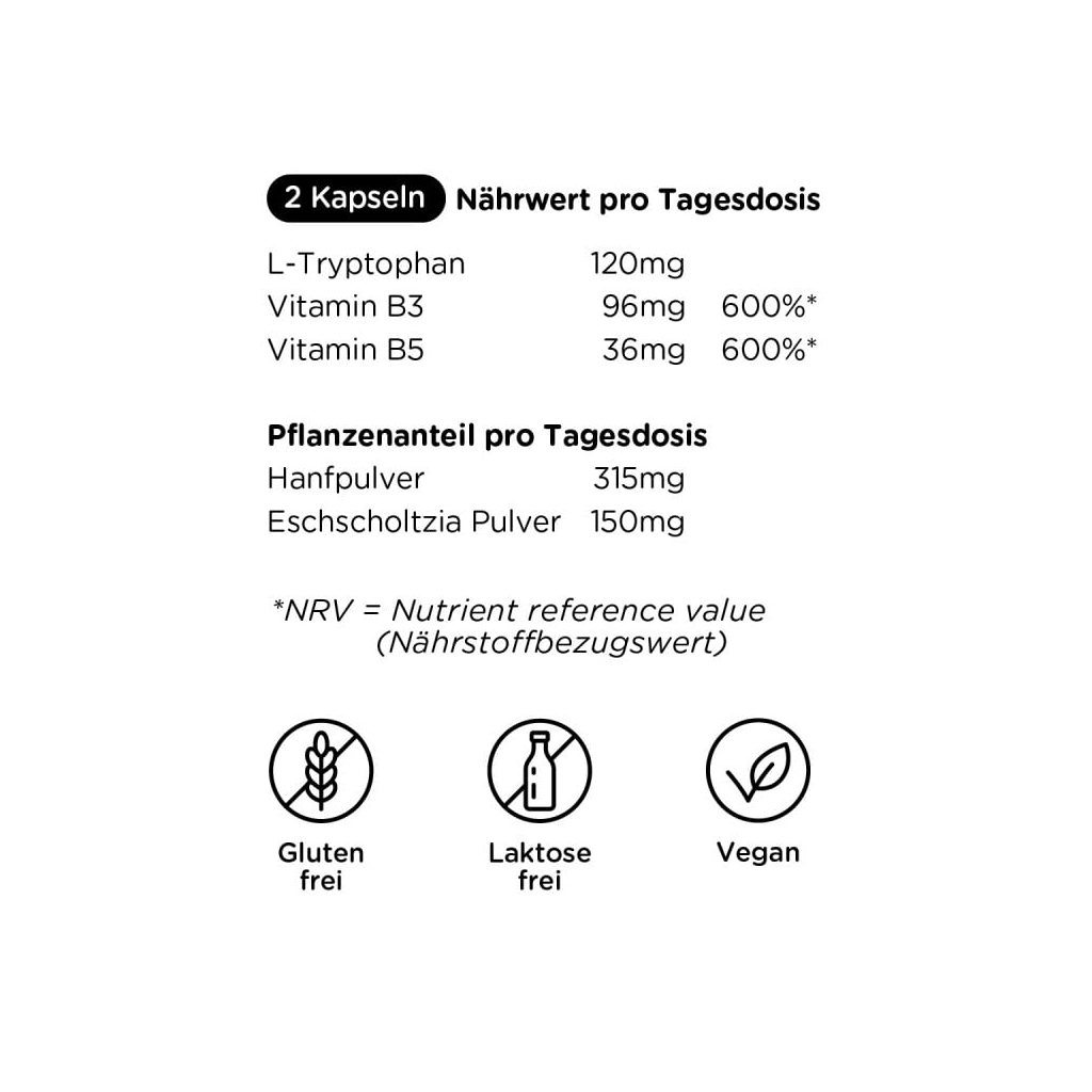 Kanela Hanf & Schlafzauber Kapseln (3x100 Stk)