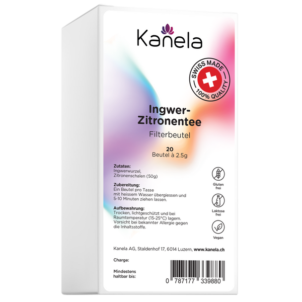 Kanela Ingwer & Zitronen Tee (20 Beutel)